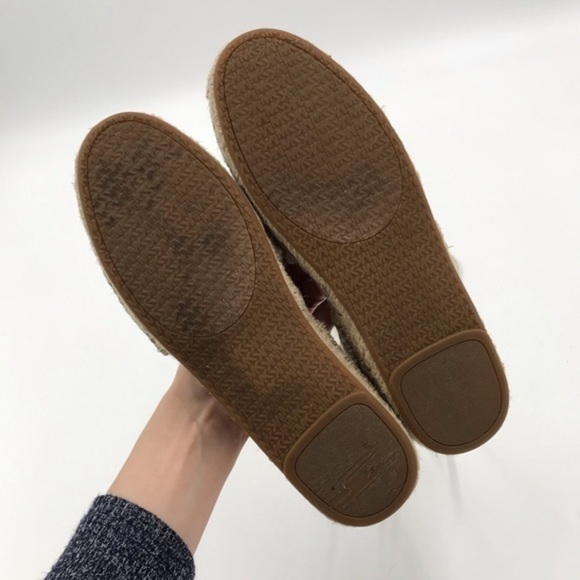 Michael Kors Tan Gold Margie Lace-Up Espadrille Sandals size 8 - Picture 9 of 9